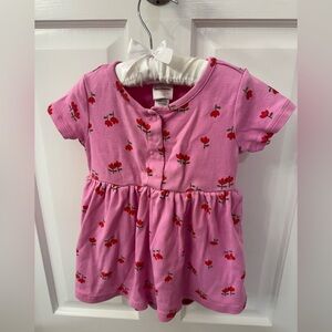 Hannah Andersson one piece dress with snap bottom